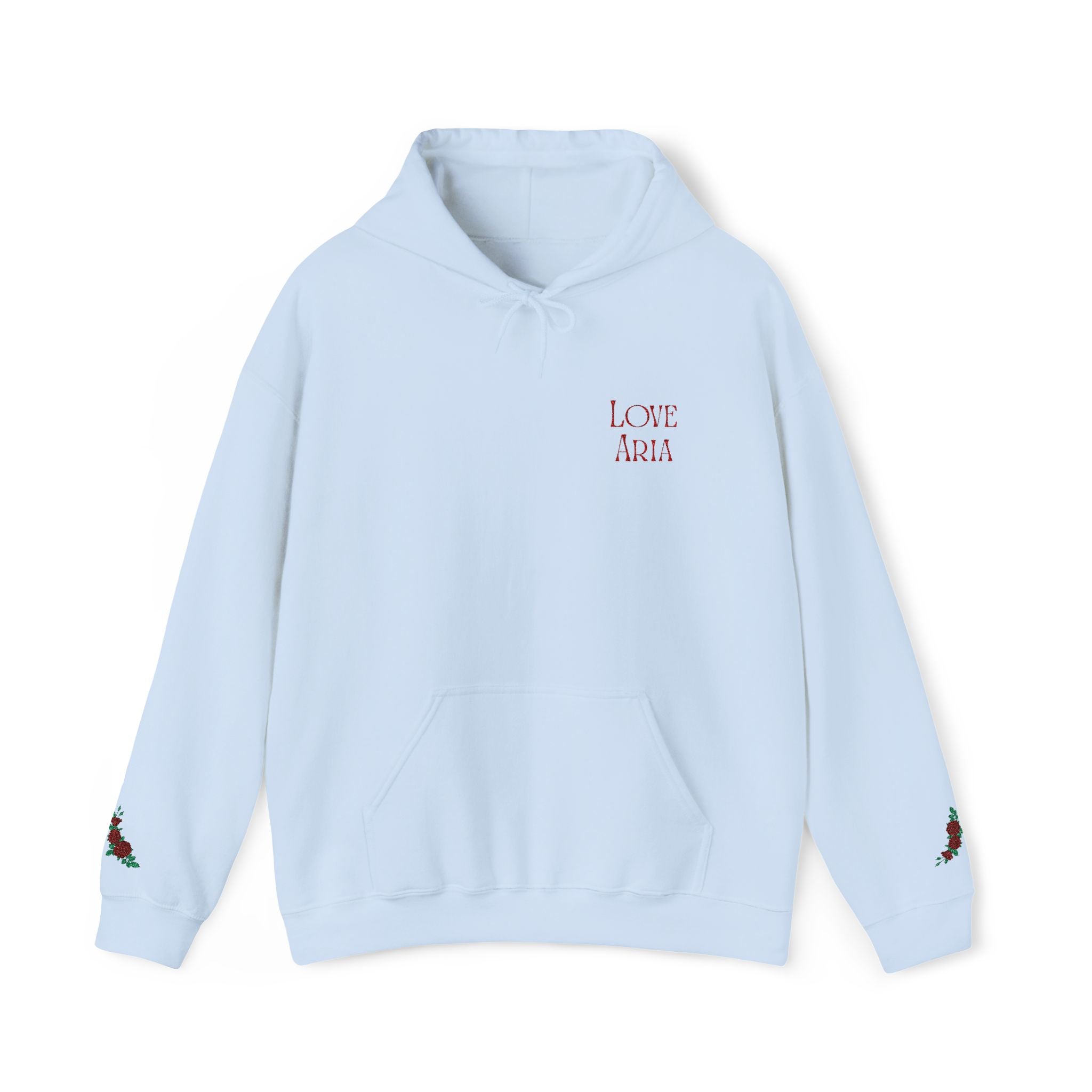 Embroidered Love Aria Rose Hoodie