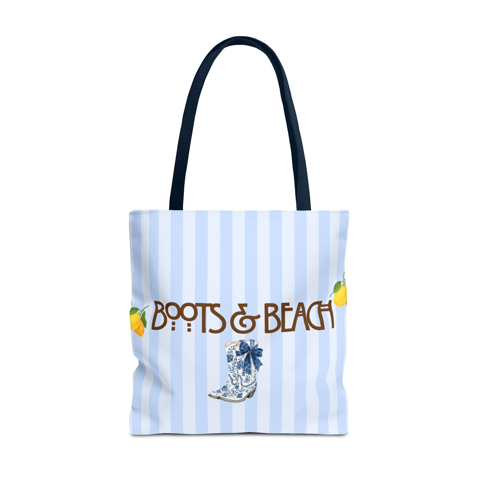 Boots & Beach Tote Bag