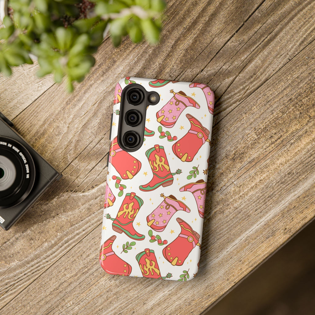 Boots Are Made for Walking Tough Phone Case