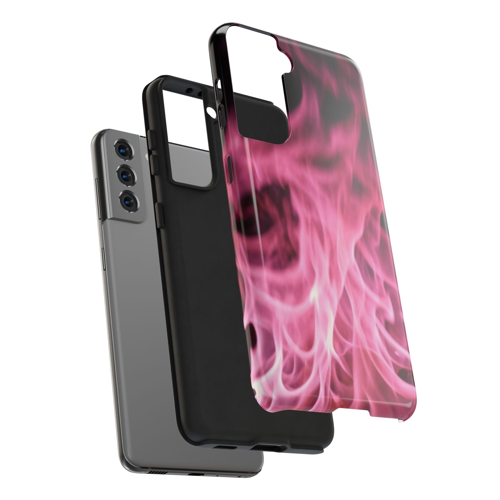 Pink Flame Tough Phone Case