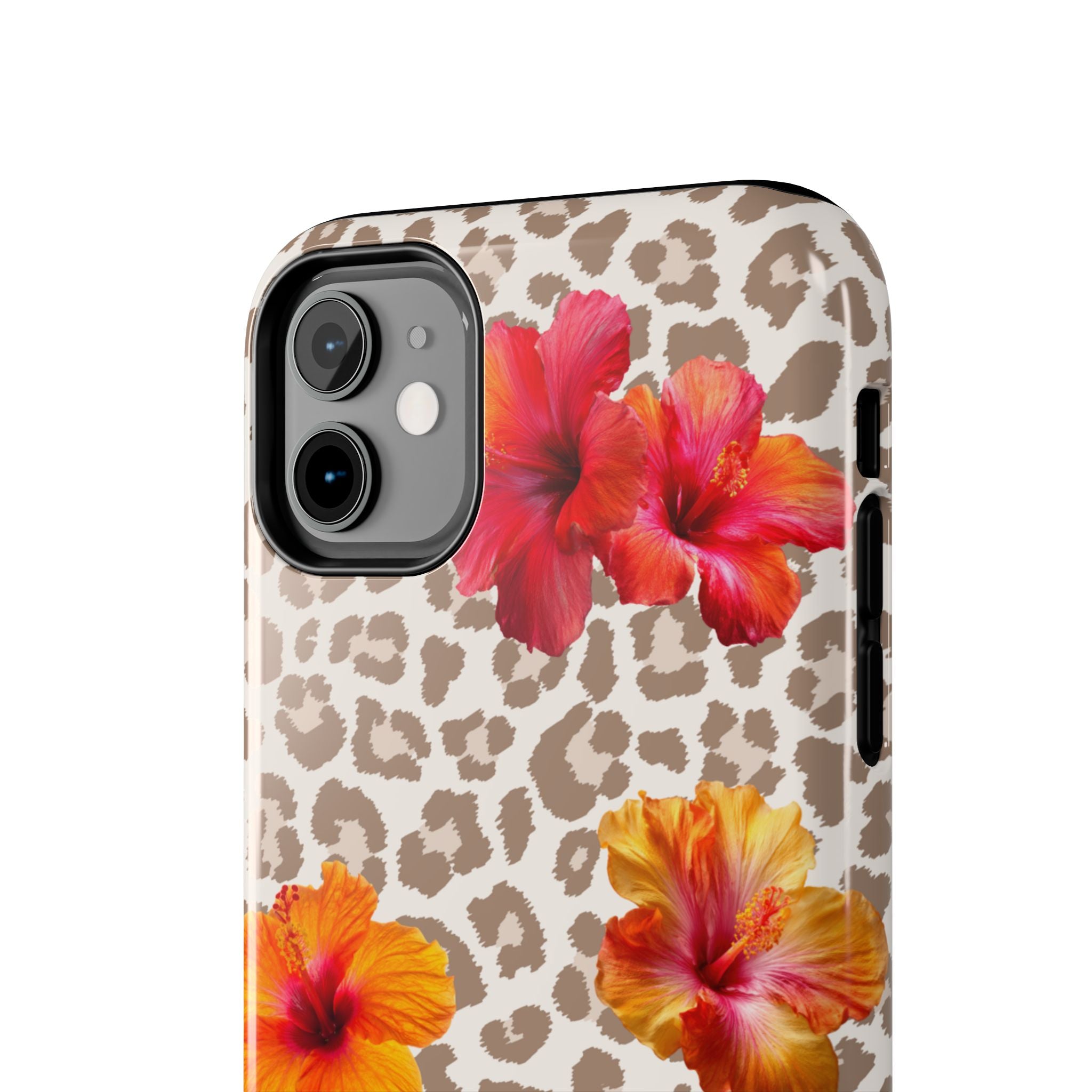 Leopard Hibiscus Phone Case