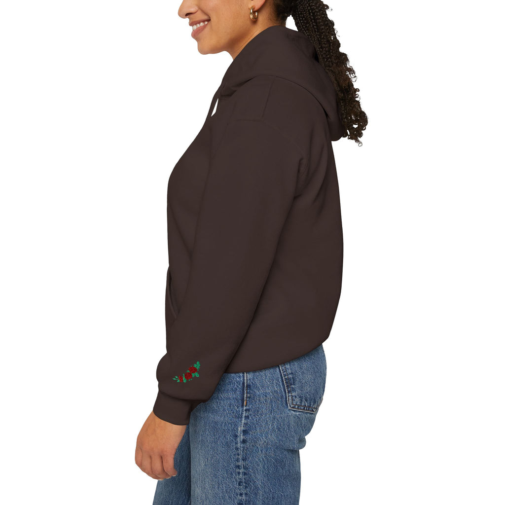 Embroidered Love Aria Rose Hoodie