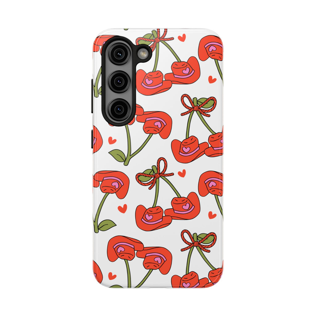 Cowgirl Cherries Tough Phone Case