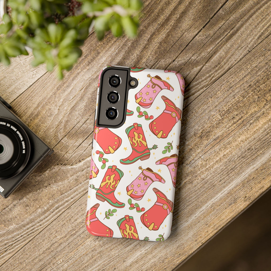 Boots Are Made for Walking Tough Phone Case