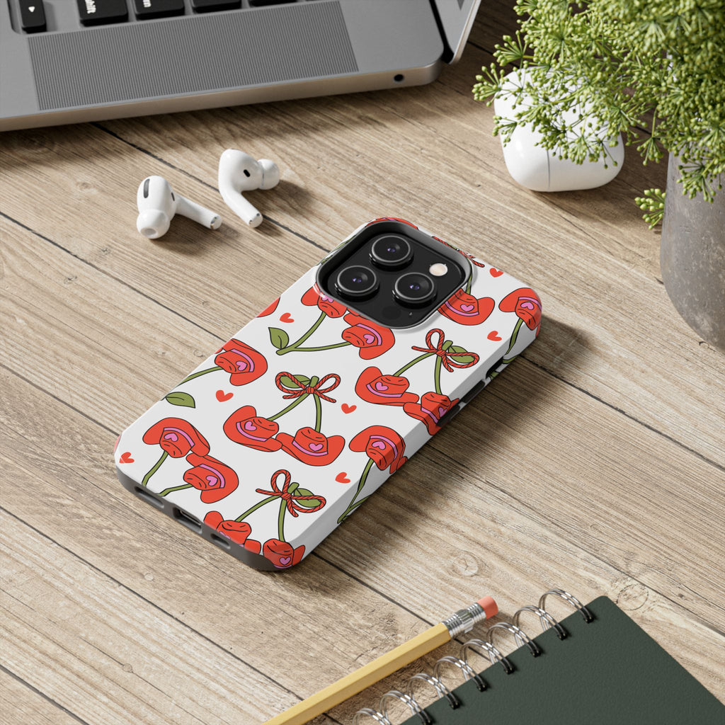 Cowgirl Cherries Tough Phone Case