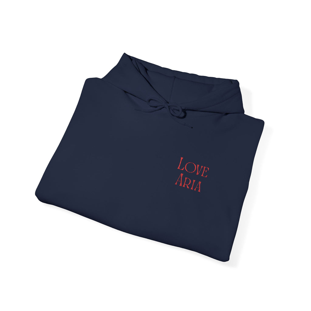 Embroidered Love Aria Rose Hoodie